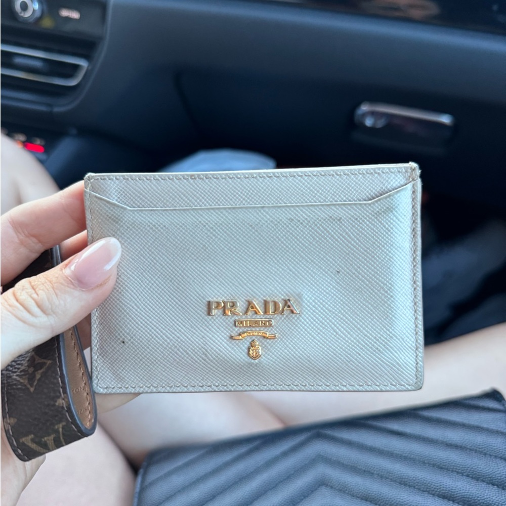 Authentic Prada cardholder